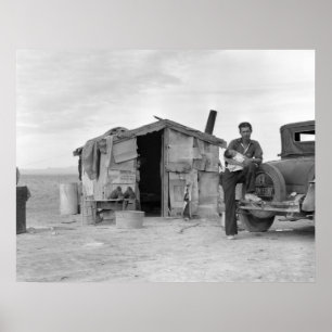 Affiches Travailleur mexicain migrant : 1937