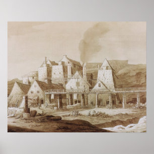 Affiches Travaux chez Blaenavon, 'd'une visite historique