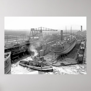 Affiches Travaux d'ingénierie de Great Lakes