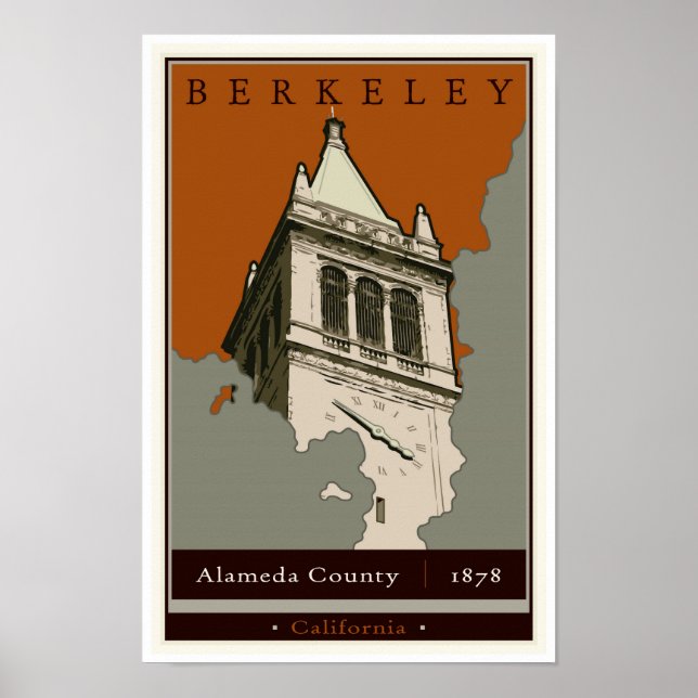 Affiches Travel Berkeley (Devant)