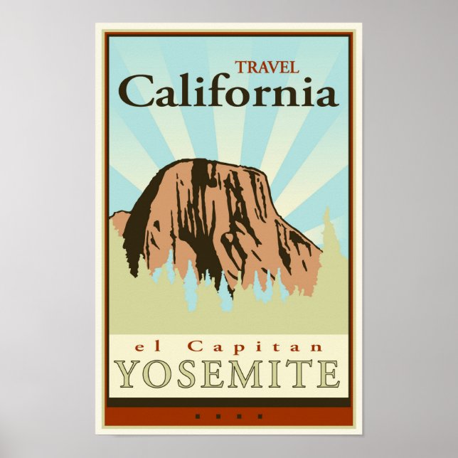Affiches Travel California (Devant)