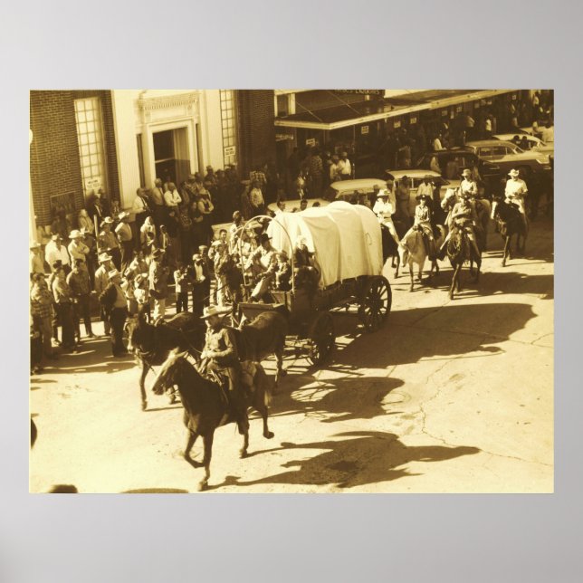 Affiches Traversée Du Centre-Ville De Houston, Tx (Devant)