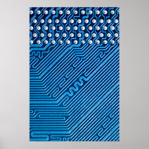 Affiches Traverses sur une plaque d'ordinateur