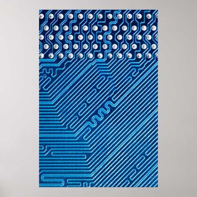 Affiches Traverses sur une plaque d'ordinateur (Devant)