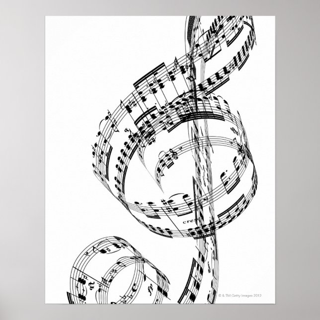 Affiches Treble Clef (Devant)