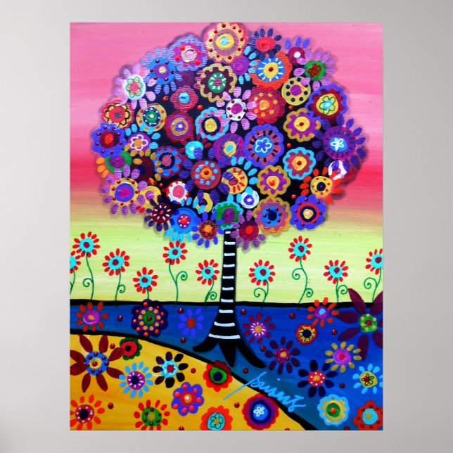 Affiches Tree of Life Bar Bat Mitzvah (Devant)