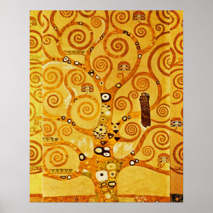 Affiches Tree of Life Gustav Klimt Nouveau