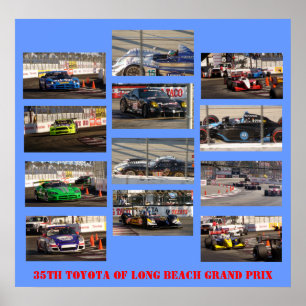 Affiches trente-cinquième TOYOTA de Long Beach Grand prix