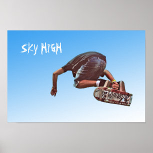 AFFICHES TRÈS HAUT DANS LE CIEL
