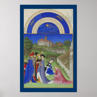 Affiches Très Riches Heures - Avril