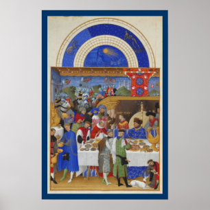 Affiches Très Riches Heures - Janvier