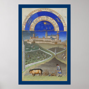 Affiches Très Riches Heures - Mars