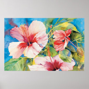 Affiches Triade Hibiscus