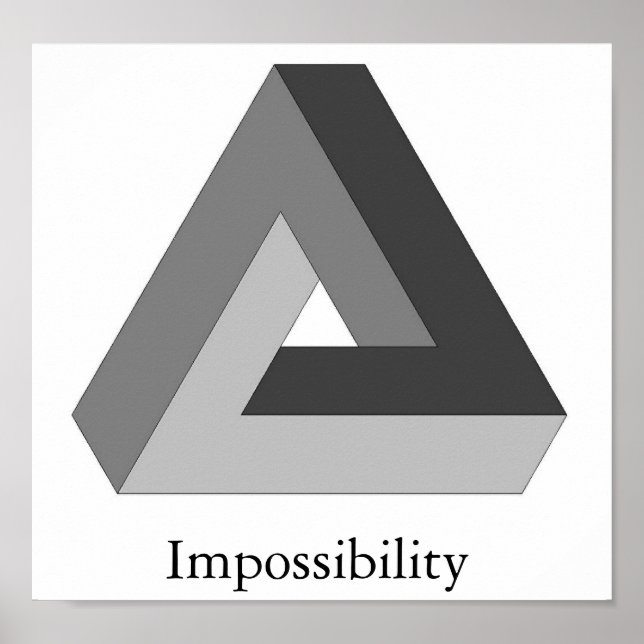 Affiches Triangle impossible (Devant)