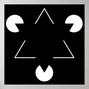 Affiches Triangle Kanizsa