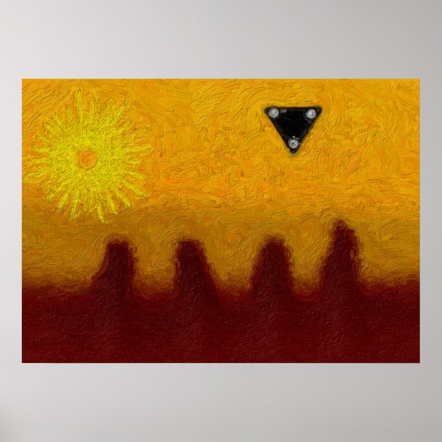 Affiches Triangle noir (Devant)