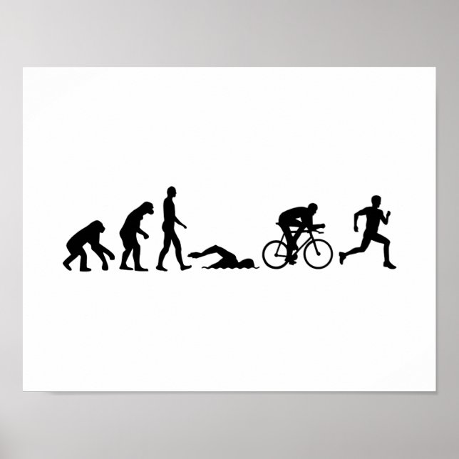 Affiches Triathlon de l'évolution (Devant)