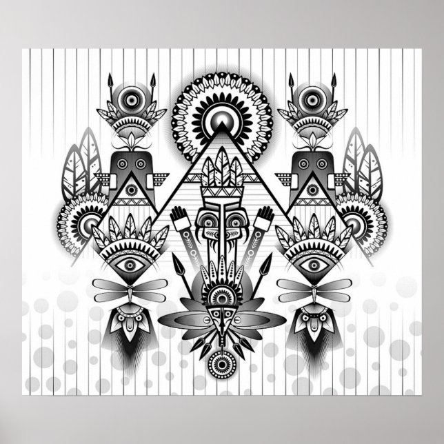 Affiches Tribal (Devant)