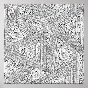 Affiches Tribal Doodle 2