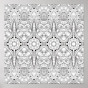Affiches Tribal Zendoodle Design 2
