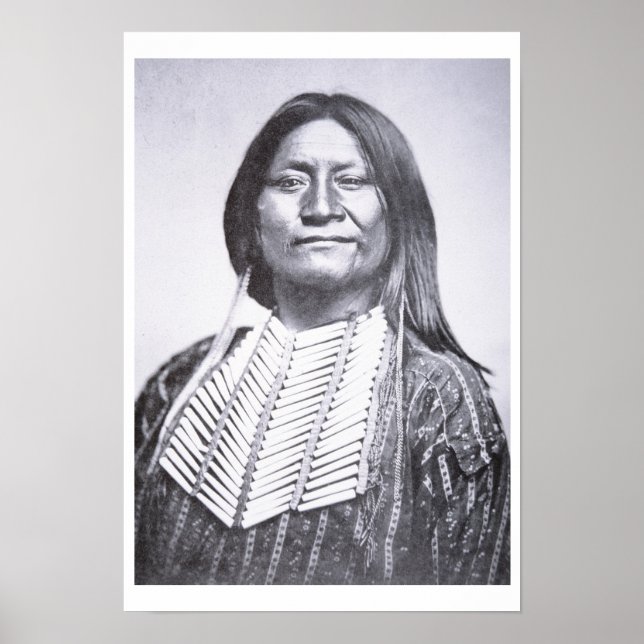 Affiches Tribesman Comanche, 1872 (photo b/w) (Devant)