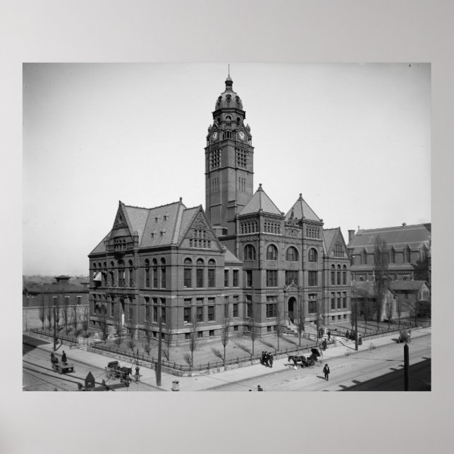 Affiches Tribunal du comté de Jefferson (Devant)
