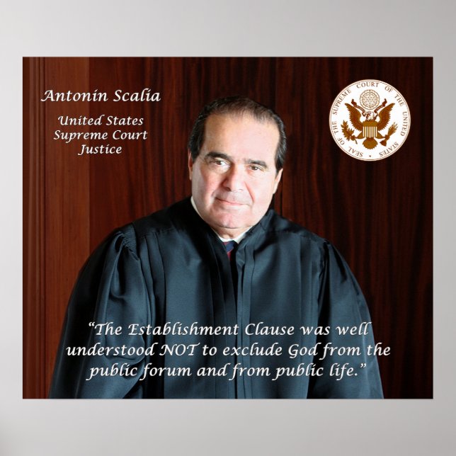 Affiches Tribunal suprême Antonin Scalia (Devant)