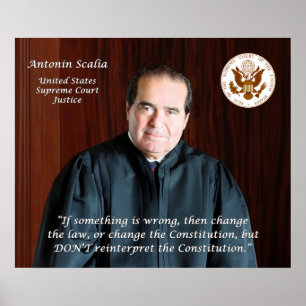 Affiches Tribunal Suprême Antonin Scalia & Court Seal