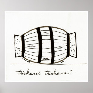 Affiches Trichuris trichiuria print