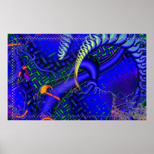 Affiches Tricky Bugger 3D Fractal