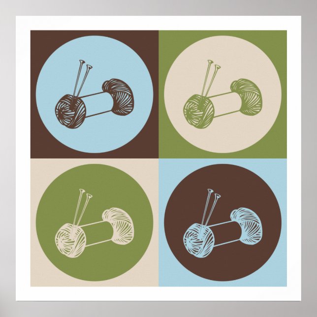 Affiches Tricot Pop Art (Devant)