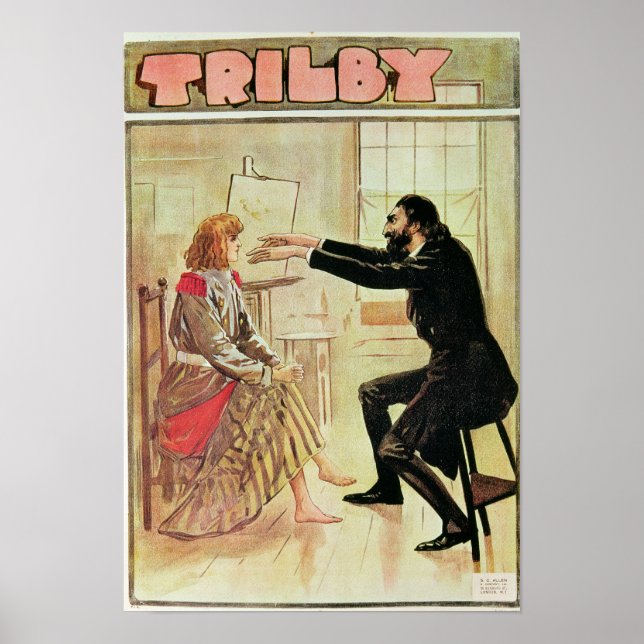 Affiches Trilby hypnotised by Svengali (Devant)