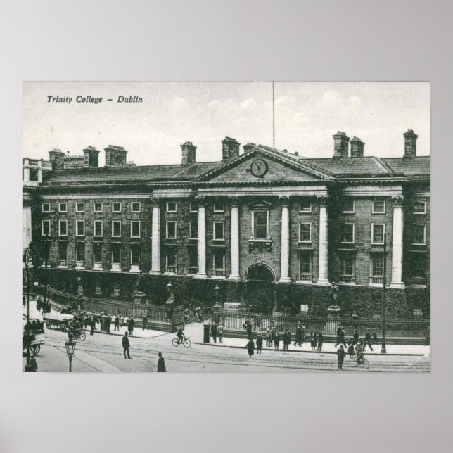 Affiches Trinity College, Dublin Vintage (Devant)
