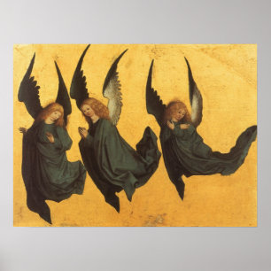 Affiches Trio d'anges de la Renaissance par Maître du Livre