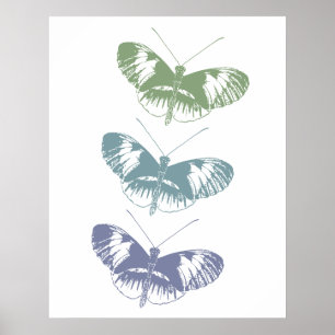 Affiches Trio papillon