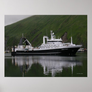 Affiches Triomphe américain, chalutier d'usine