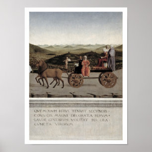 Affiches Triomphe de Battista Sforza, duchesse d'Urbino. Ba