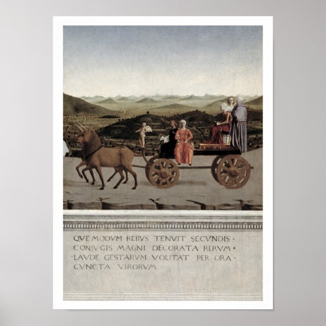 Affiches Triomphe de Battista Sforza, duchesse d'Urbino. Ba (Devant)