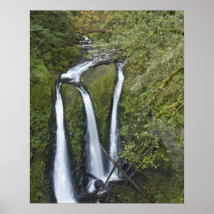 Affiches Triple Falls, Columbia River Gorge