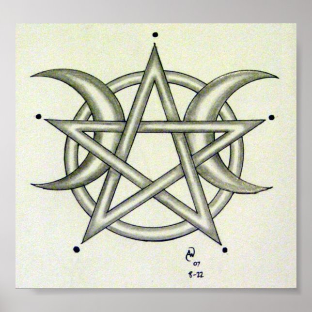 Affiches Triple lune (Devant)