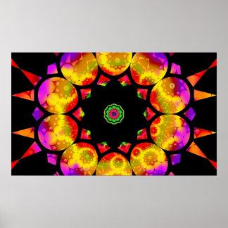Affiches Trippin Kaleidoscope