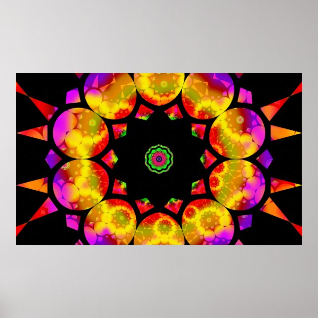 Affiches Trippin Kaleidoscope (Devant)