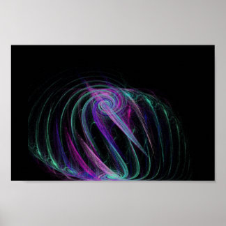 Affiches Trippy amour fractal