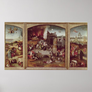 Affiches Triptych of the Temptation of St. Anthony