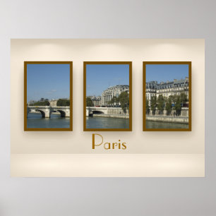 Affiches Triptyque de Paris