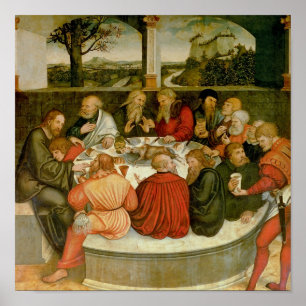 Affiches Triptyque, panneau gauche, Philipp Melanchthon