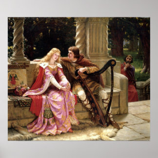 Affiches Tristan & Iseult par Edmund Leighton 1902