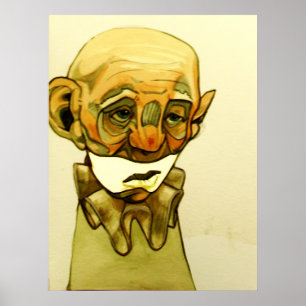 Affiches triste clown