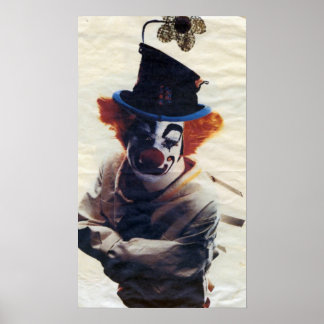 Affiches triste petit clown