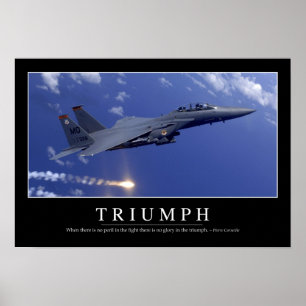 Affiches Triumph : : Citation inspirée 1